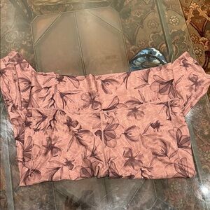 Athleta Pink Floral Track Pants